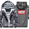 NOS Nitrous Oxide Systems Hoodies Men Coat Winter Warm Fleece NOS Nitrous Oxide Sweatshirts Jacket 5