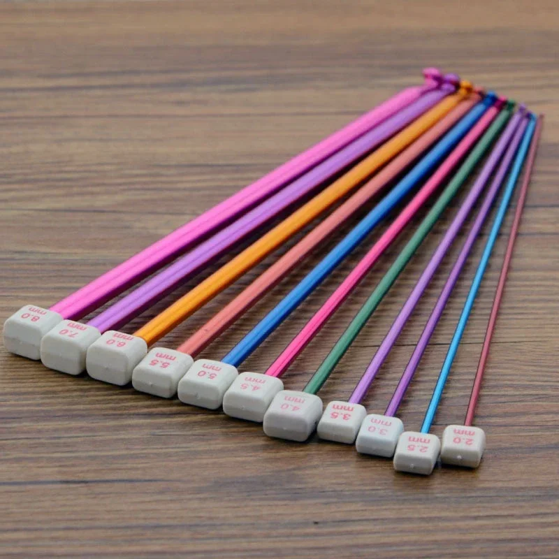 Crochet Hooks 11pcs Multicolour Aluminum 2-8mm