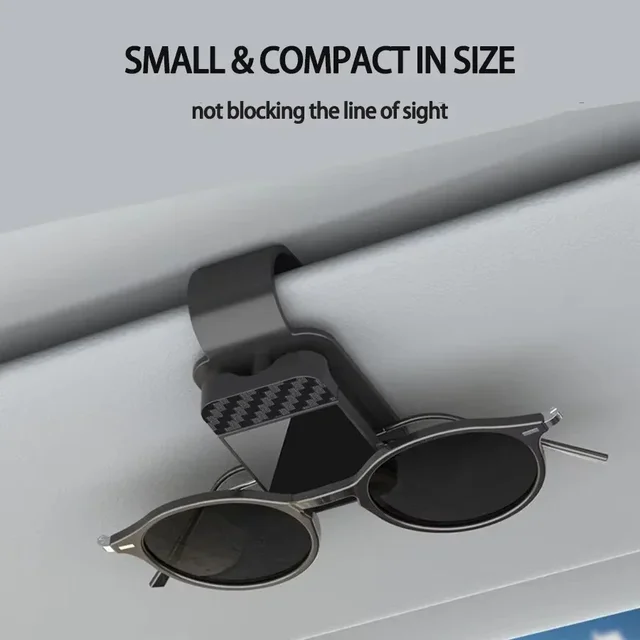 Car Sun Visor Sunglasses Clip Holder Stable Eyeglasses Hanger Card Ticket Organizer Interior Storage Clip Car Accessories 2