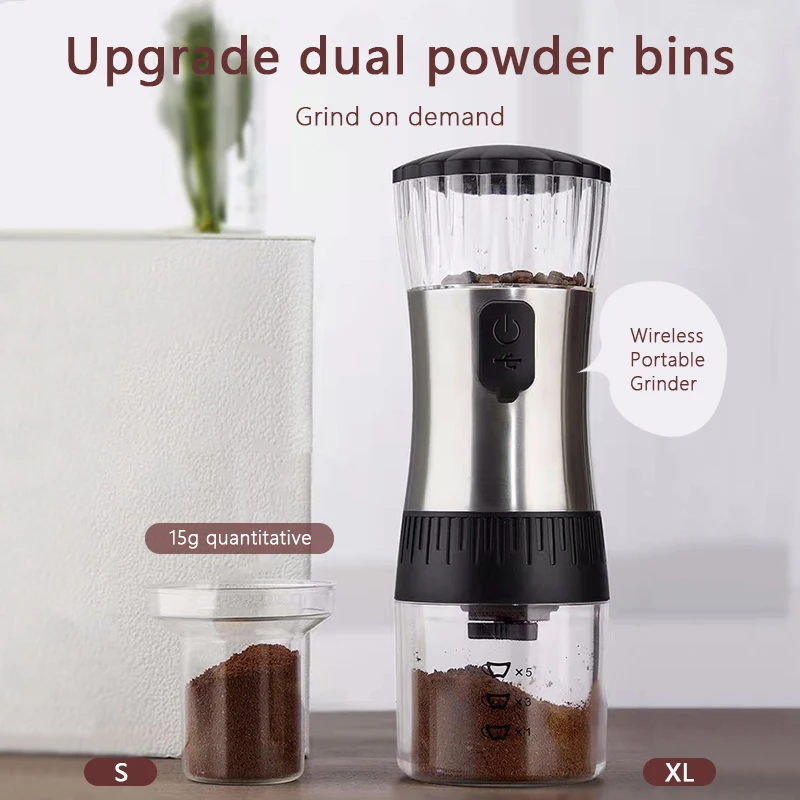 Upgrade High Quality Stainless Steel Electric Grinder Small Usb Charging  Pepper Coffee Bean Grinding Machine - AliExpress