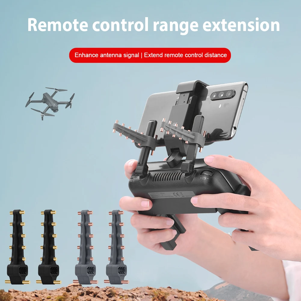 2pcs Antenna Range Extender Copper Remote Controller Signal Booster Drone Extender Accessory for DJI Mavic 2 for FINI X8 MINI