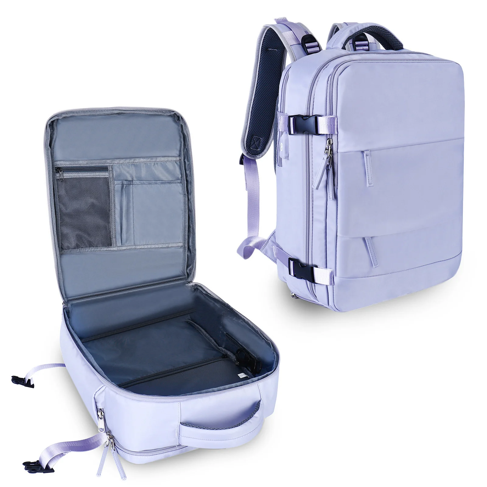 

Women Travel Backpack Airplane Large Capacity Multi-Function Luggage Lightweight Waterproof Women's Casual Bag Notebook Bagpacks