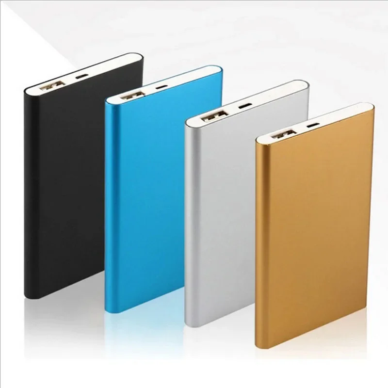 Power Bank 10000mAh Portable Charger Power Bank Ultra-thin Fast Charger External Backup Battery for IPhone Xiaomi Mobile Phone 4