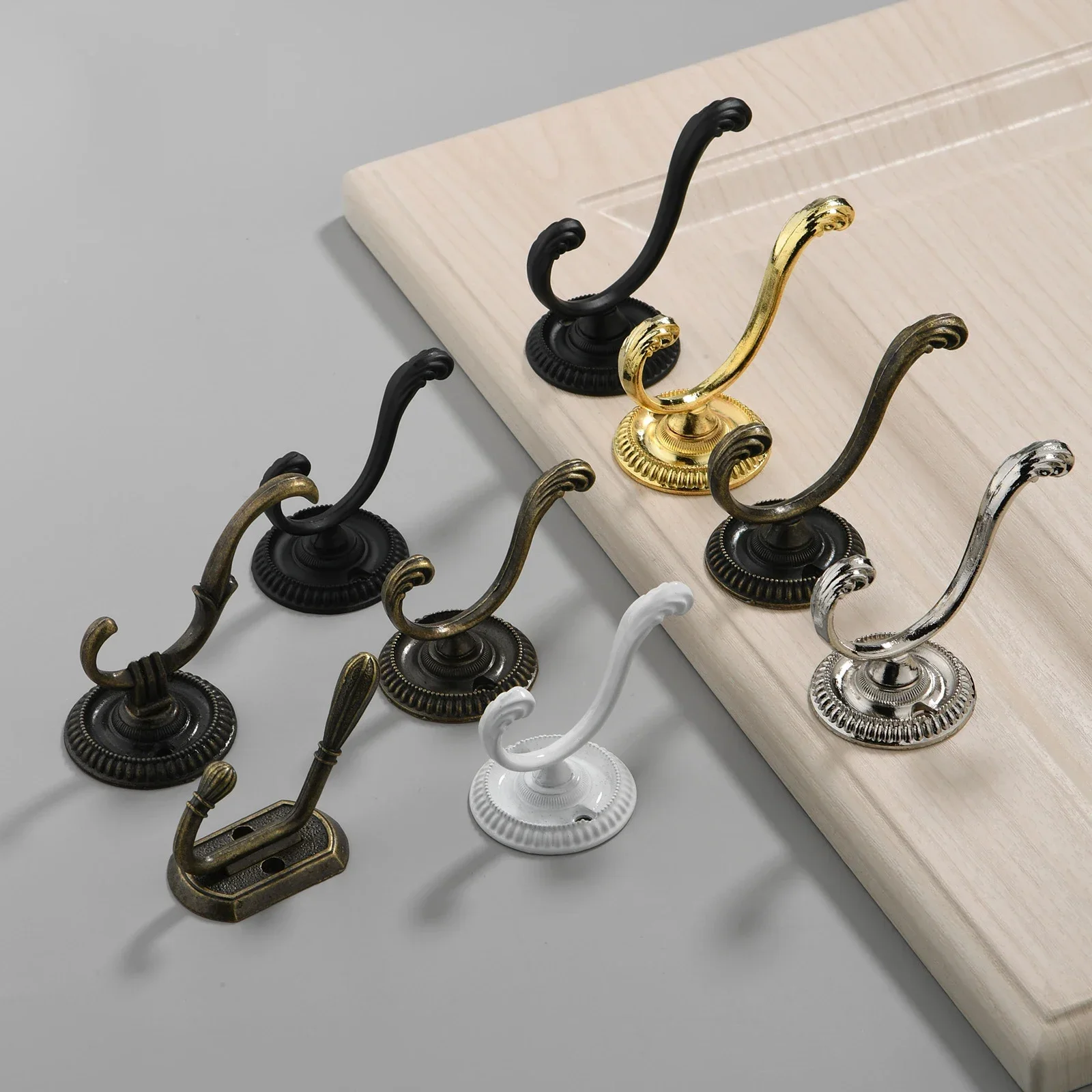 Vintage Hooks Kitchen Wall Hooks Coat Hat Bag Clothing Hanger Home Door Hangers Rack Towels Keys Decorative Furniture hardware