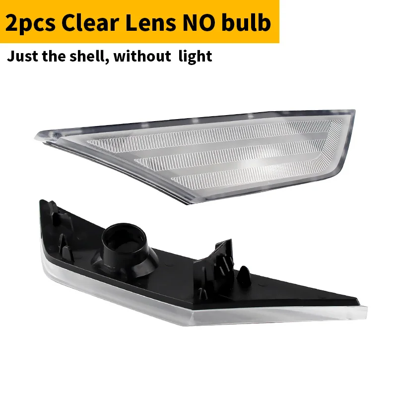 ตัวเลือกสินค้า ไฟสัญญาณ LED รมควัน Clear Side Marker สำหรับ Honda Civic 2016+