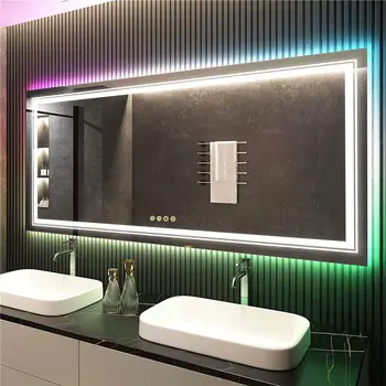 RGB LED Bathroom Mirror - Image 2