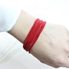 New Fashion Jewelry Women's Gift Carbon Steel Material Diameter 1.7mm Spring Screw Head Can Open Elastic Color Spring Bracelet 3