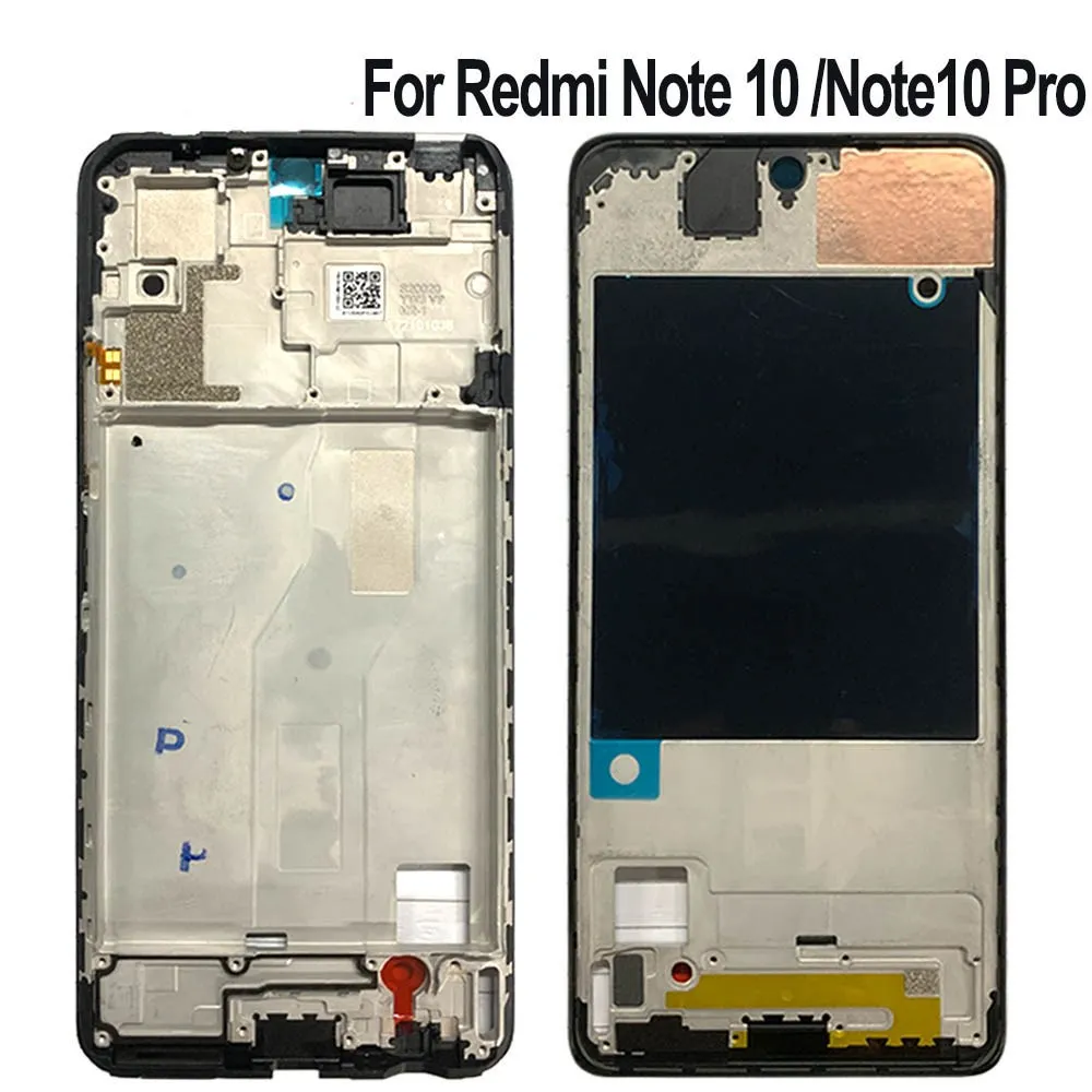 

10PCS Lots New For Redmi Note 10 / Note 10 Pro Middle Frame Bezel Faceplate Bezel LCD Frame Repair Spare Parts Xiaomo Xiaome