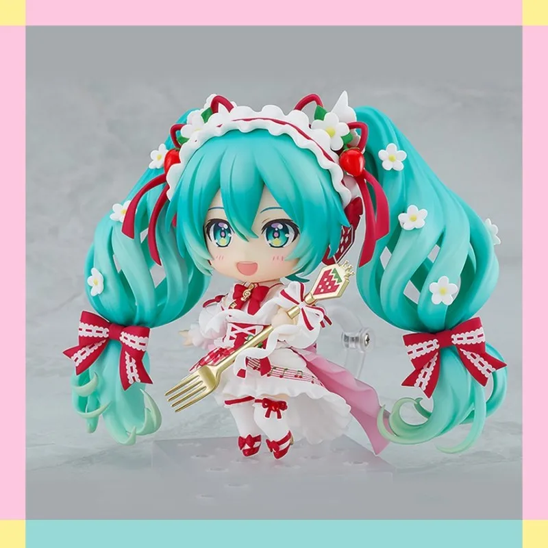 

Оригинальный Nendoroid Hatsune Miku 15-я годовщина Ver. Подвижная кукла с героями мультфильмов ручной работы подарок на день рождения детей