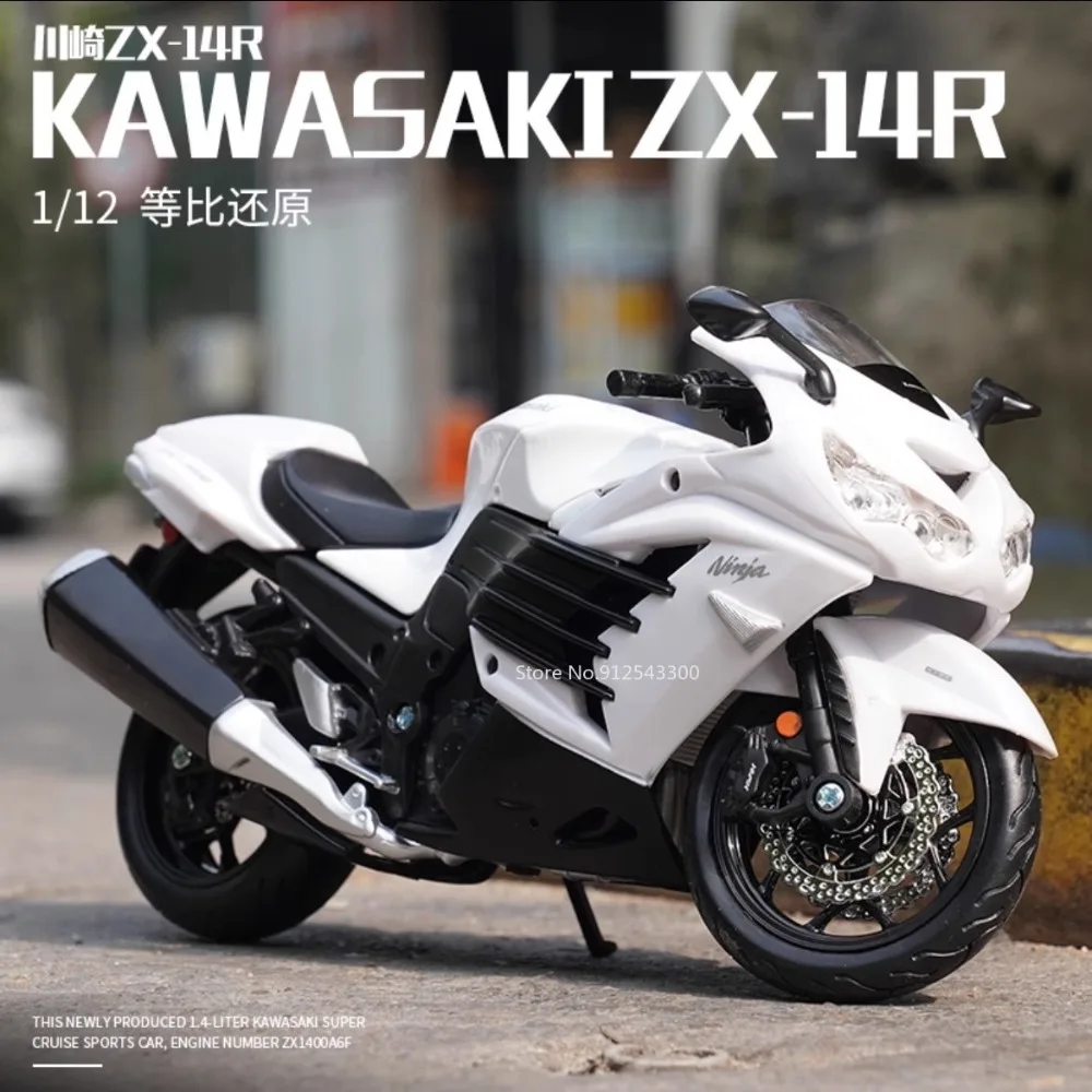 

Maisto 1/12 KAWASAKI 14R Alloy Motorcycle Toy Model Diecast Simulated Static Collectibles Model Motorcycle Toys for Boys Gifts