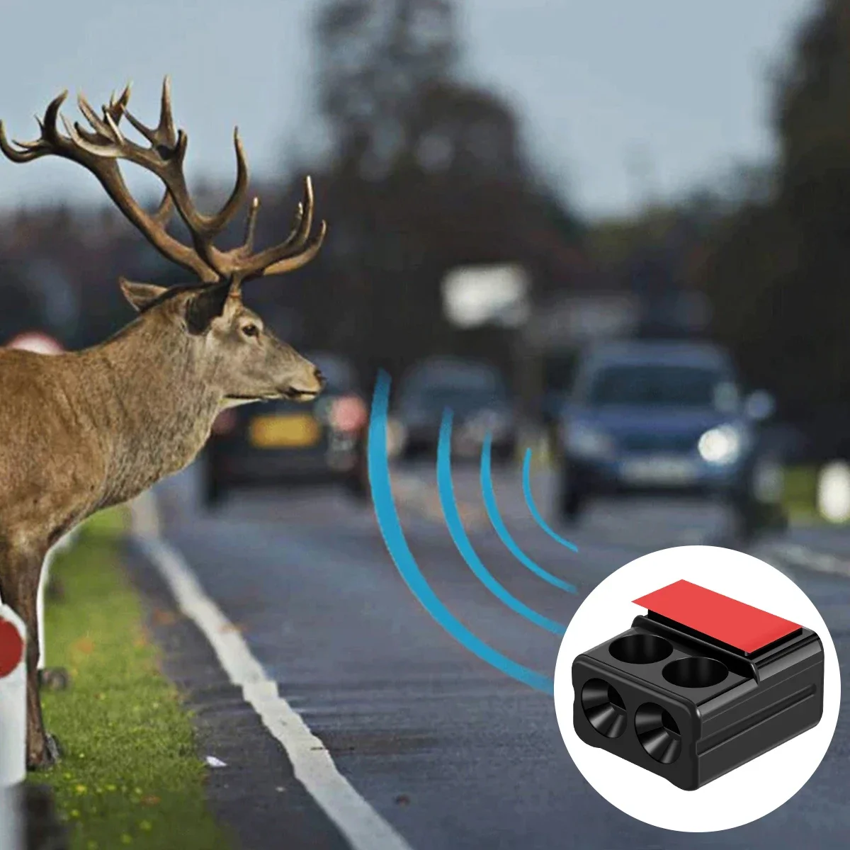 Deer Whistle 4Pcs Ultrasonic Animal Warning For Car