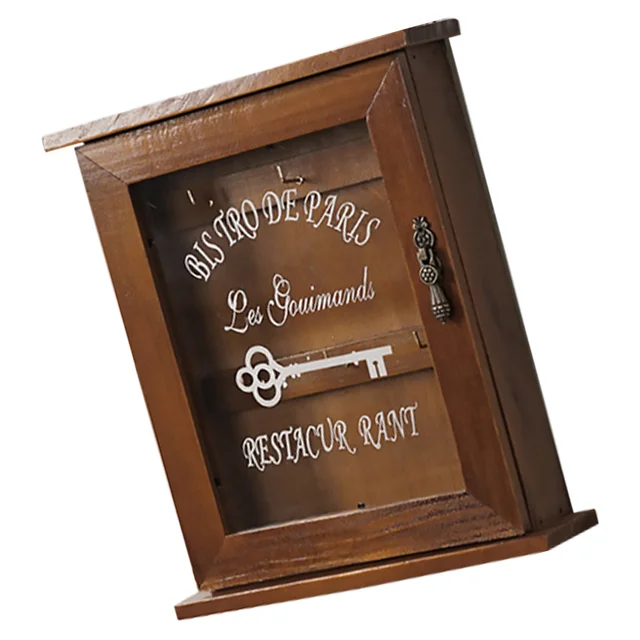 3pcs Wooden Key Locker Hallway Creative Design Premium Material Wall Key Holder Decorative Key Safe Box For Home Restaurant Use 5