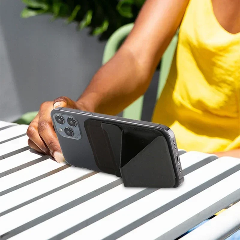 حامل بطاقات جلدي مغناطيسي قوي 2 في 1 لحامل محفظة M...