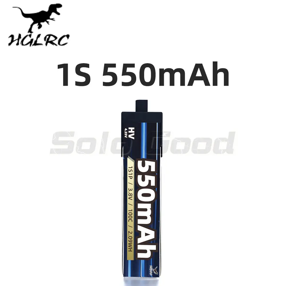 

5 шт., HGLRC 1S 550 мАч аккумулятор подходит для дрона Drashark 1,6 дюйма, разъем A30 для радиоуправляемого FPV квадрокоптера, фристайла, длинной части дрона