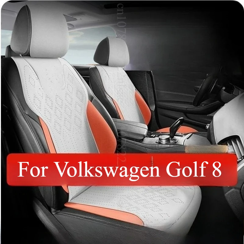 폭스바겐 골프 8 시트 커버 프리미엄 통기성 원단 방수 미끄럼 방지 풀 세트 보호대 유니버설 인테리어 액세서리