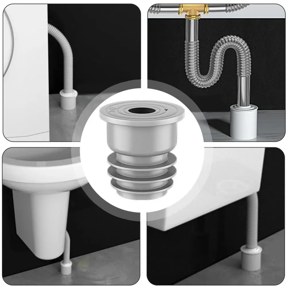 

Anti-odor Bathtub Plug Multi-use Silicone Drain Stopper for Bathtub Sink Wash Basin Universal Sealing Ring Plug for Deodorizing