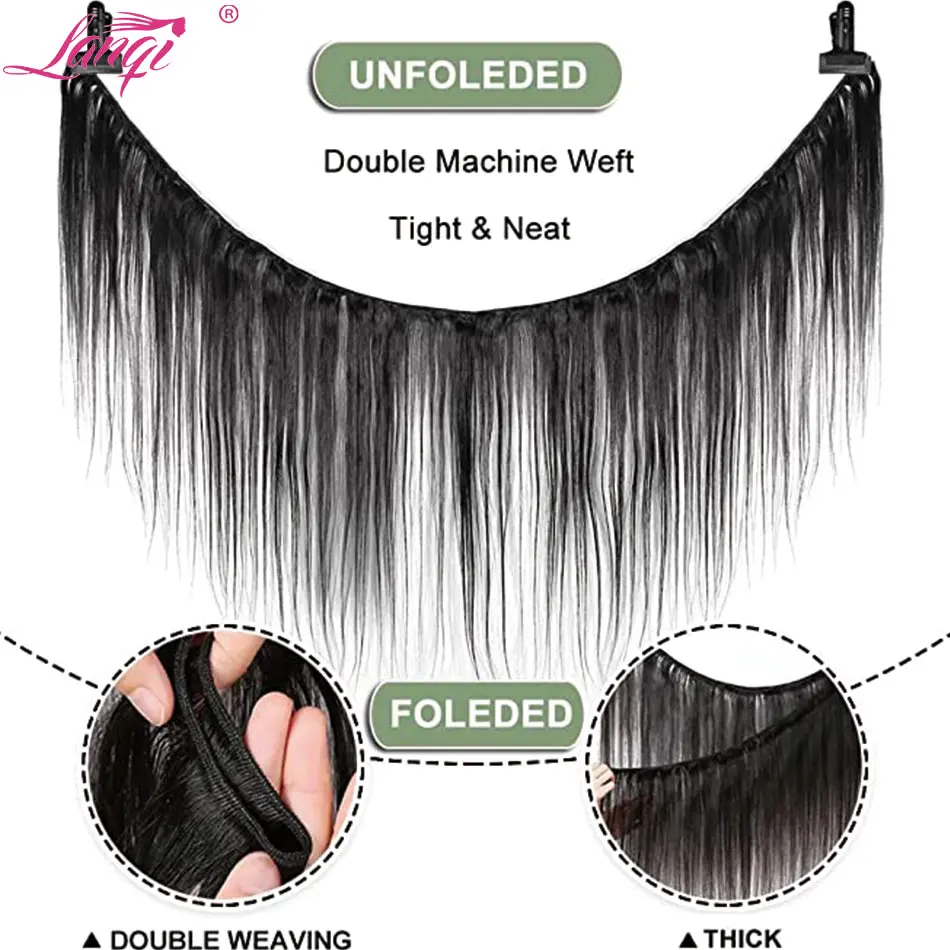 Brazilian Hair Bundles Straight Human Hair Weave Bundles Remy Extension for Women Natural Color-30 Inches human hair extensions human hair bundles