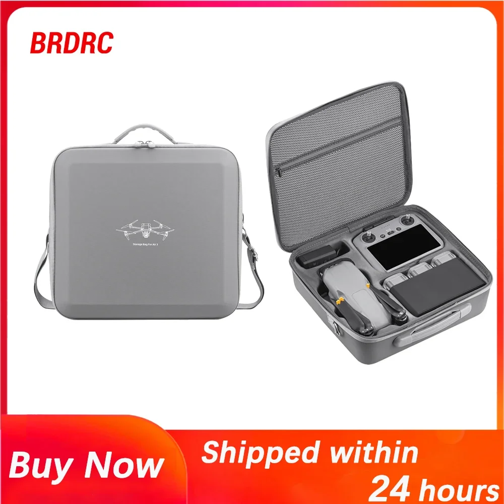 BRDRC Storage Handbag High-quality PU Crossbody Bag Convenient Travel Drone RC Protective Storage Accessories For DJI Air 3S
