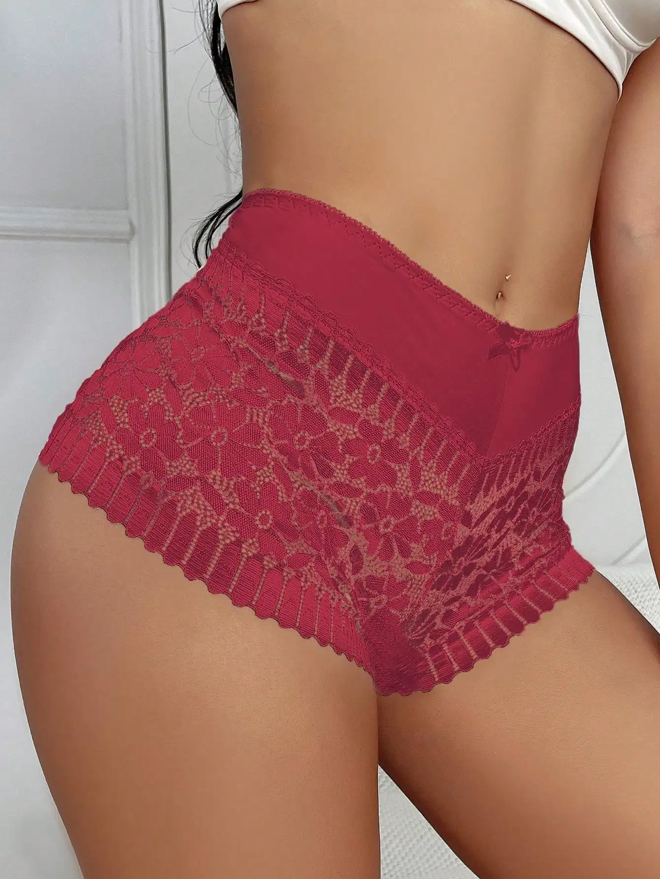 Sexy Lace High Waist Panties image 19