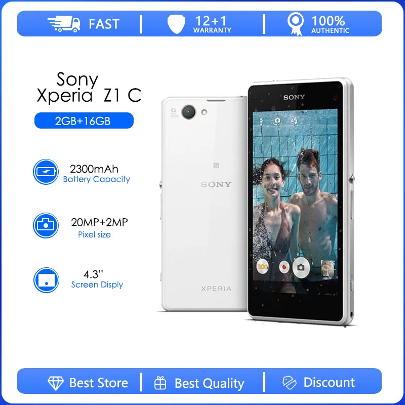 Oceaan kromme Metafoor Sony Xperia Z1 Compact Refurbished Original D5503 Unlocked 4G 4.3" Android  Quad Core 16GB 2GB RAM 20.7MP WIFI GPS Mobile phone|Cellphones| - AliExpress
