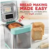 Everyday Stainless Steel Bread Maker up to 1.5lb Loaf, Programmable, 12 Settings + Gluten Free & Automatic Filling Dispenser 2