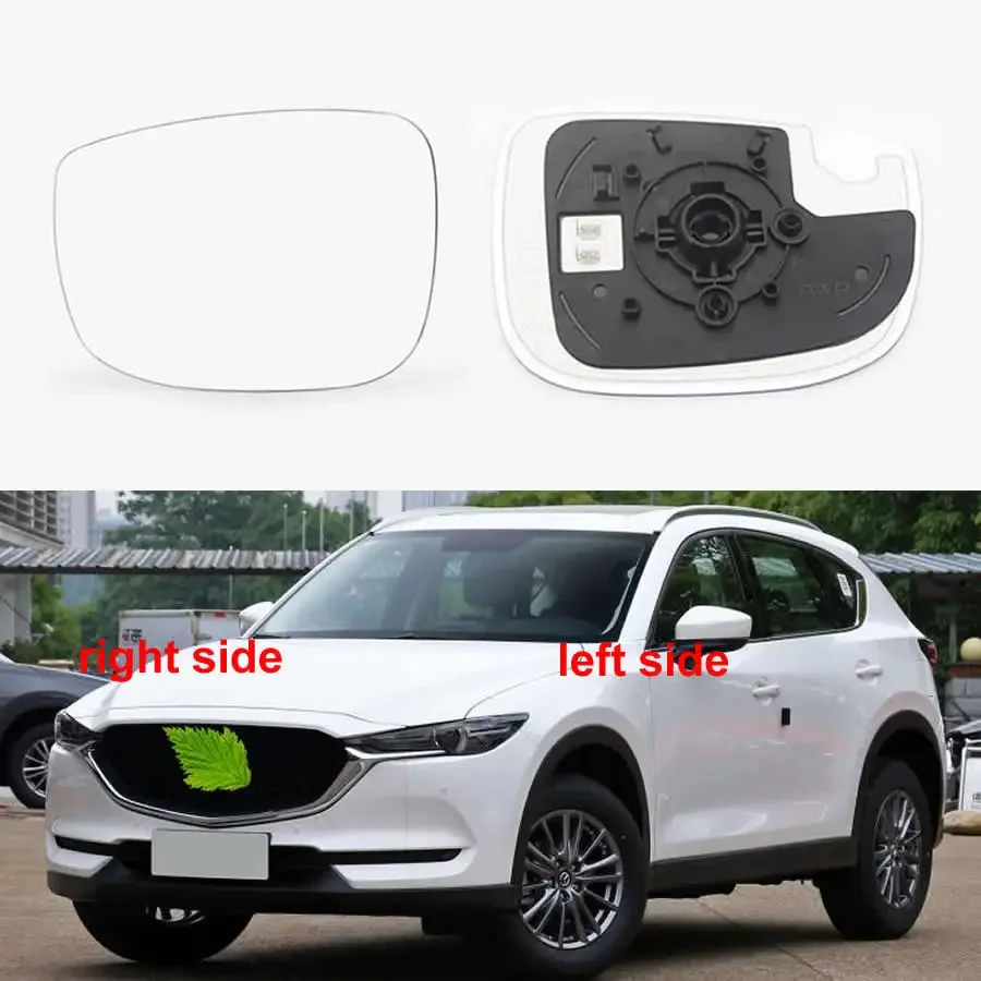 

For Mazda CX-5 CX5 2017-2021 Car Accessories Rearview Mirror Lenses Exterior Side Reflective Glass Lens with Heating 1PCS