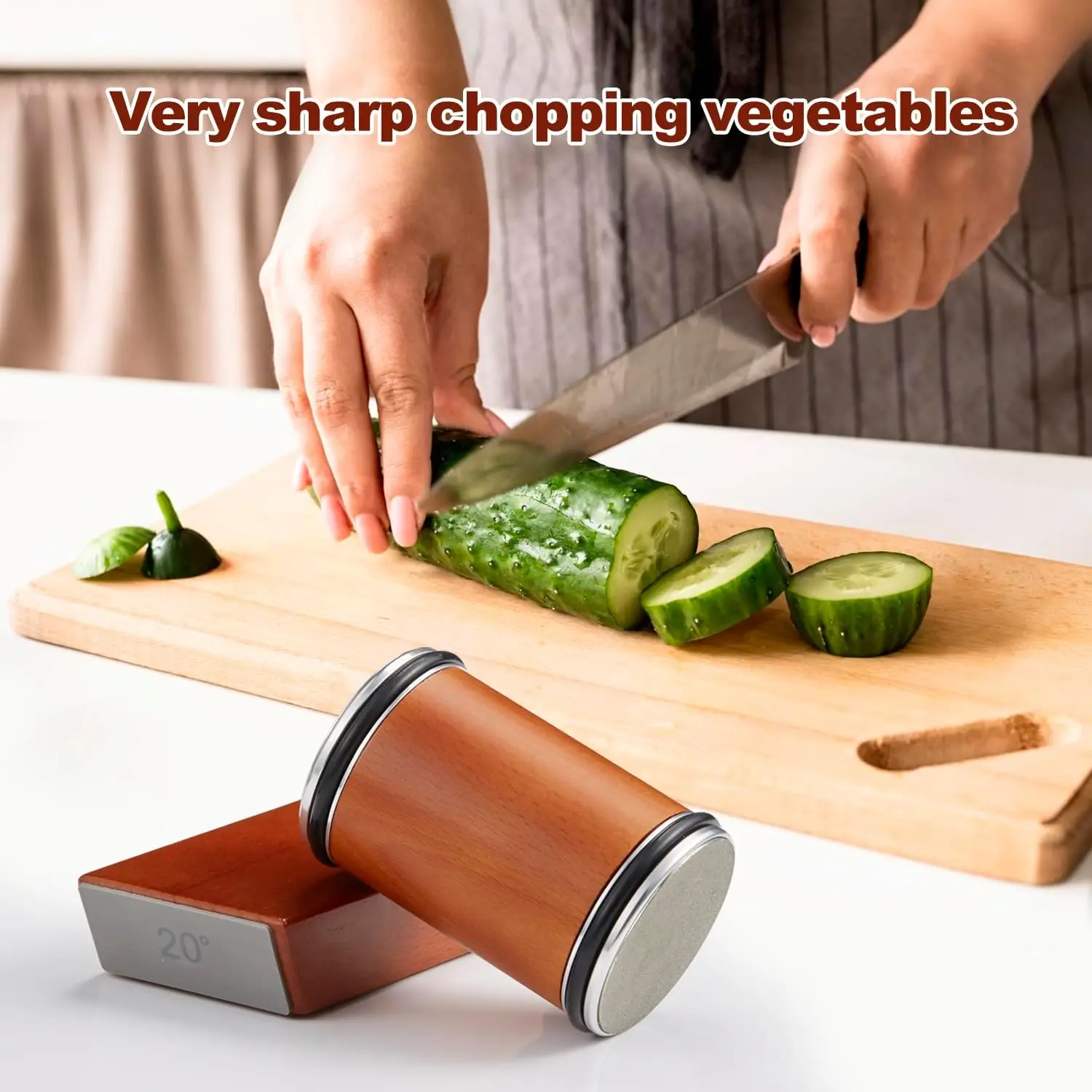 

Rolling Knife Sharpener Tool, Kitchen Knife Sharpener Kit Industrial Diamond Kitchen Knife Stone Tool, Set for Steel of any Hard