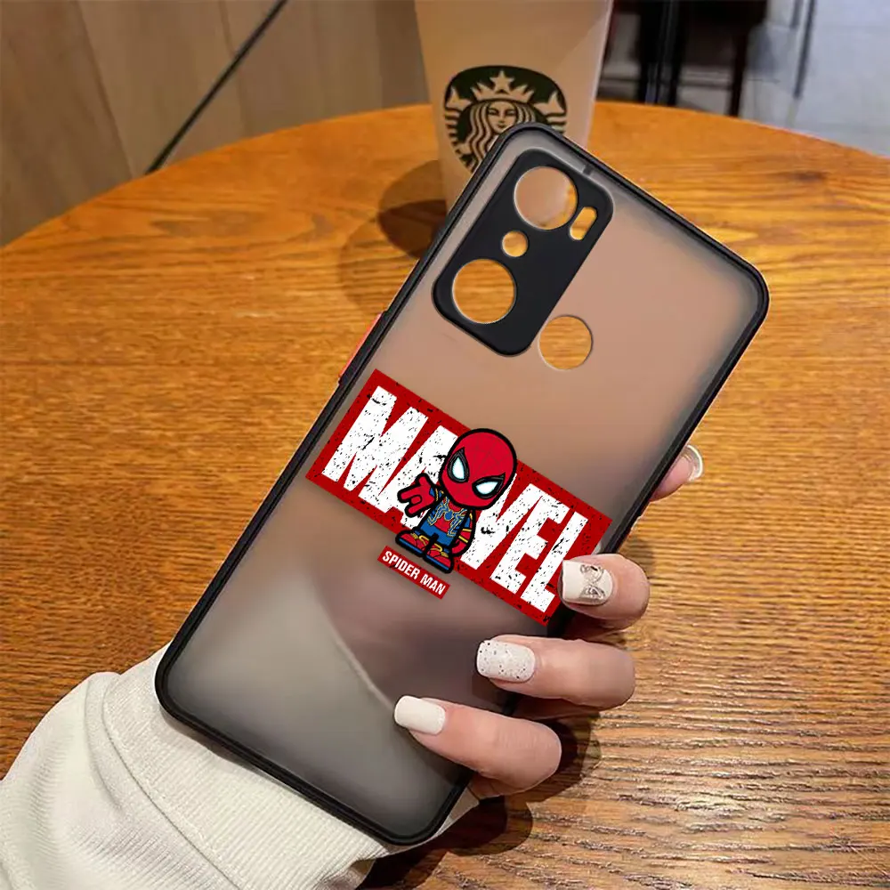 thumbnail image 1 of Funda mate para infinix HOT 20I 12 12I 11 11S 10 10I 10S PLAY 9 Pro POVA 3 CAMON 15 17P funda el guapo dibujos animados de Los Vengadores de Marvel, 1 of 5