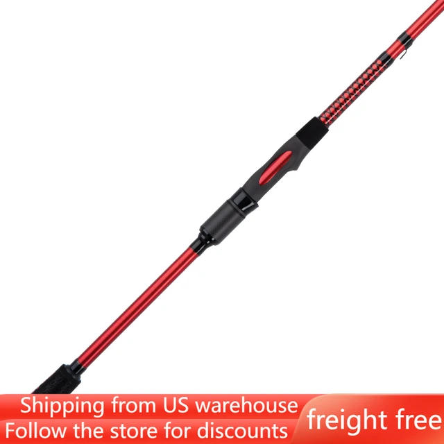 fishing rod,7' Carbon Spinning Rod, Two Piece Spinning Rod, freight free -  AliExpress