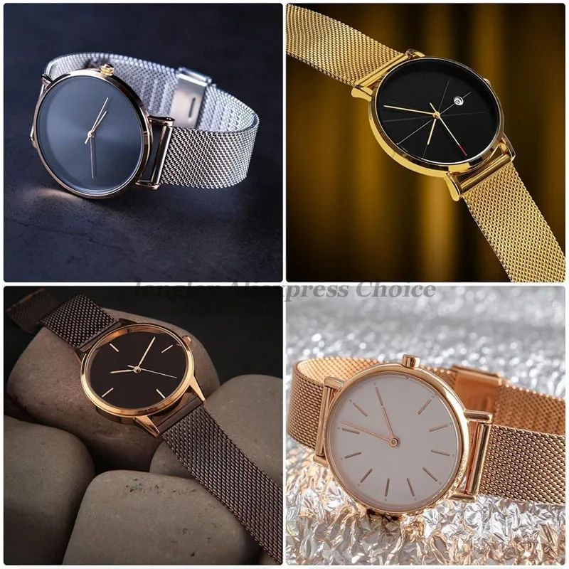 Elegant Mesh Stainless Steel Quick Release Watch Strap Bracelet - Universal Fit, Multiple Sizes Available