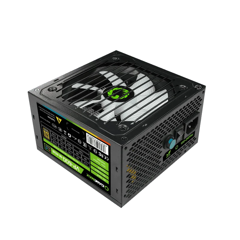 Fonte de alimentação para PC GameMax VP Series VP-600-RGB 600W preta  100V/240V