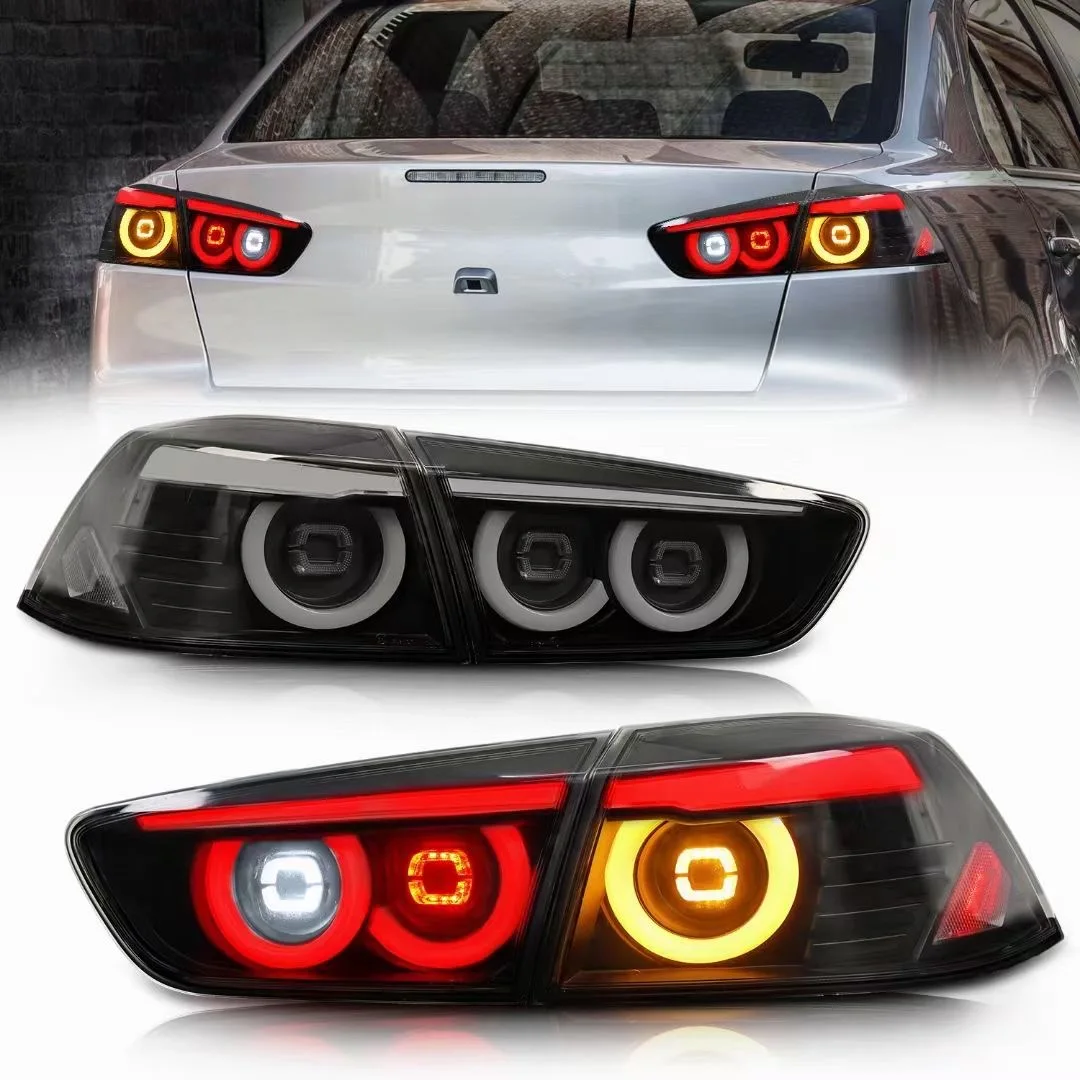 

Светодиодный задний фонарь для Mitsubishi Lancer EVO X 2008-2018, сканирование задних фонарей, динамическая анимация