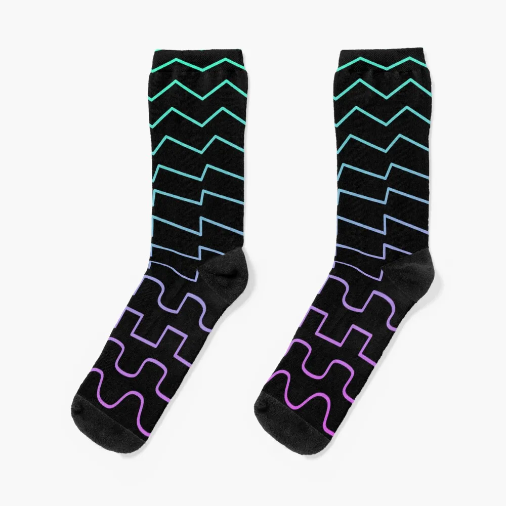 

Synthesizer Waveforms Socks black socks luxury socks Socks Men's Women's