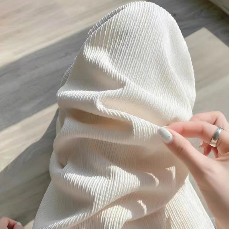 Stretched Maternity Belly Trousers Long Loose Casual Pregnant Woman Wide Legs Empired Pants Plus Size Pregnancy Striped Pants