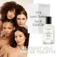Élégant No.4 Eau De Toilette, parfum d'épice boisé aromatique unisexe, cadeaux de parfum ambre longue durée 4