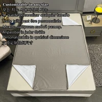 6-Sides Mattress Cover with Zipper 100% Waterproof Mattress Protector Queen King Size Bed Fitted Sheet Hypoallergenic Anti-mite 2