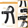 5-60kg Adjustable Hand Grip Strength Strengthener Trainer Full Set With Counter Wrist Forearm And Hand Exerciser For Muscle 2