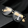 Men Women's Trendy Multifocal Reading Glasses Wooden Blue Light Blocking Near Far Eyewear Progressive Presbyopia Eyeglasses 3