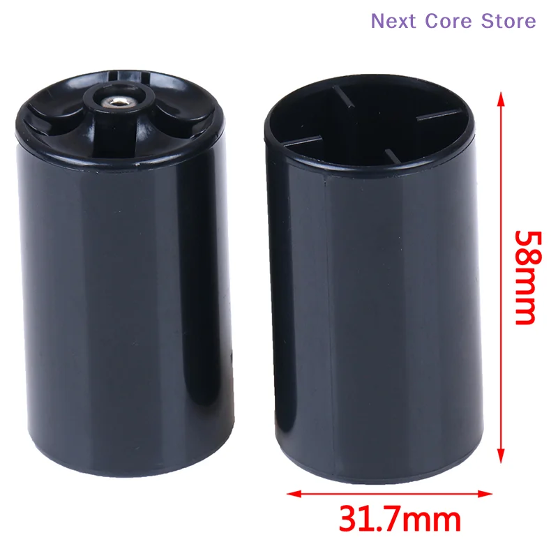 4개 AA에서 D형 셀 배터리 변환기 어댑터 홀더 배터리 케이스 스위처