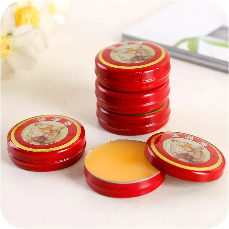 Natural Tiger Balm Essential Oil Treatmentof Influenza Cold Headache Dizziness Muscle Tiger Solid Balm Ointment Fragrance Unis