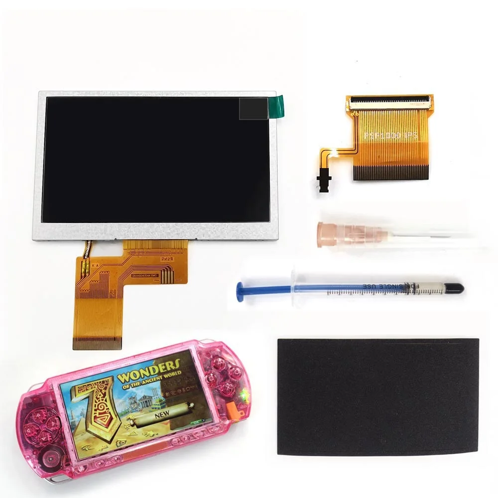 HISPEEDIDO ֵ IPS LCD ũ ŰƮ, PSP 1000 Ʈ ʿ ,  ġ, 500, 1000LM 