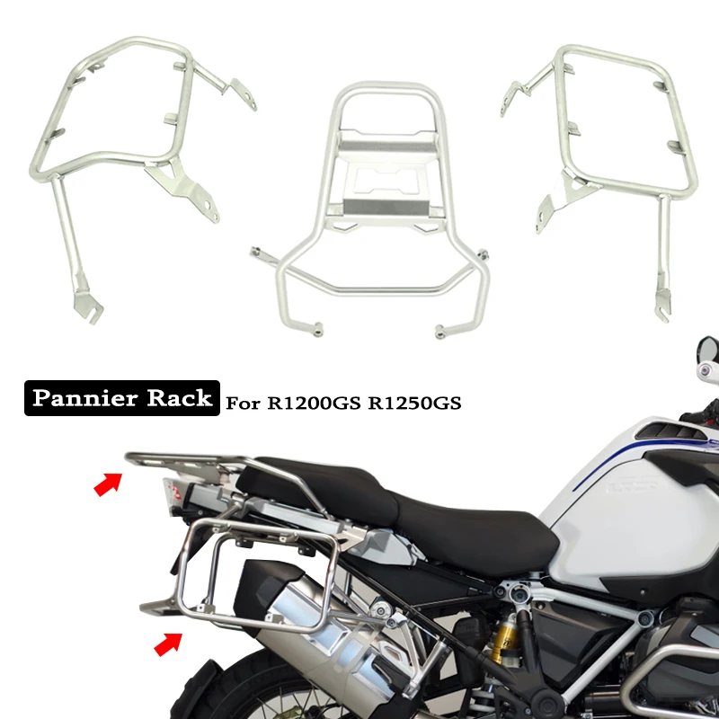 

R1200GS R1250GS LC ADV Side Pannier Rack Fit For BMW R1200 GS R 1250 GS Adventure 2014-2022 Top Case Saddlebag Luggage Box Rack