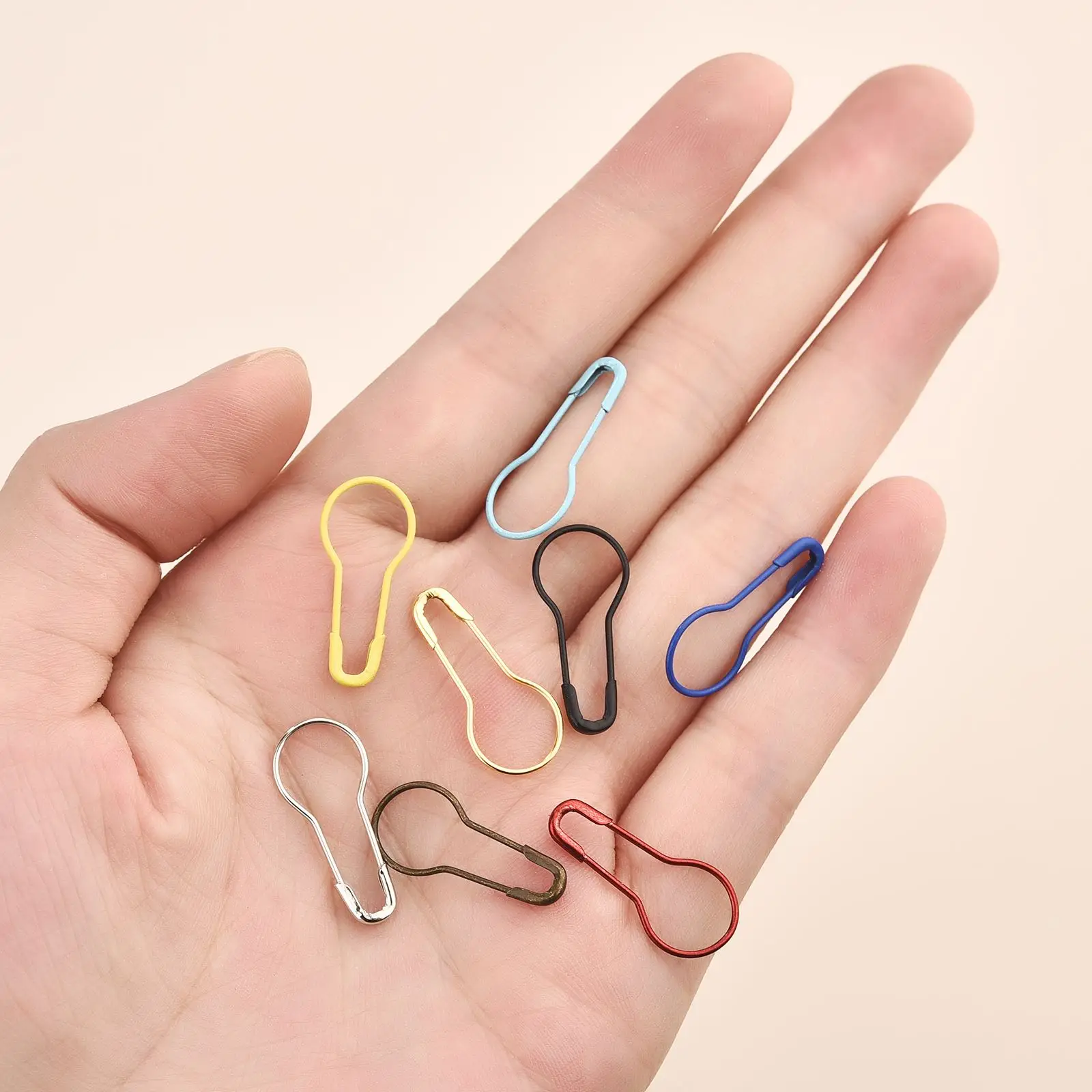 50pcs Gold Safety Pins 25mm X 5mm Safety Pin Small Pins Pin Stitching  Charming Pins Finding 