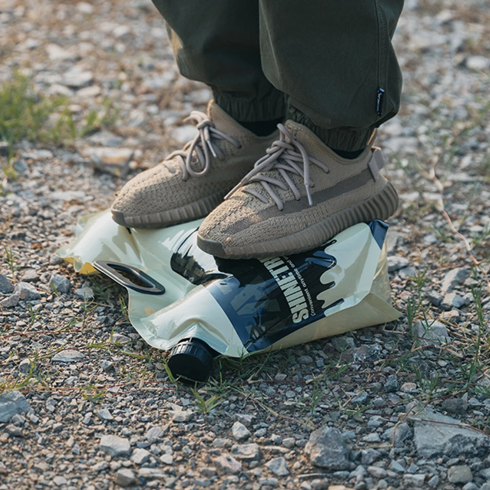 8L Camping Water Bag Multipurpose Folding Water Bucket No Leakage Collapsible Pouch with Faucet for Hiking Picnic