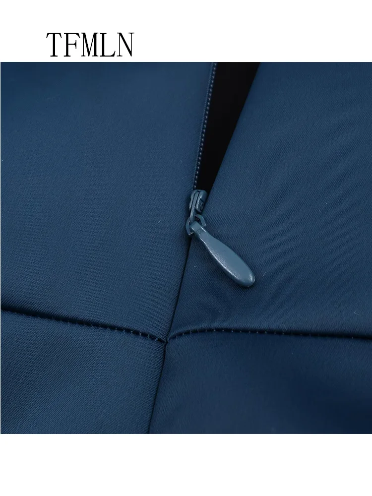 Elegant 2026 Spring Summer Women Balloon Shaped Midi Dress Sexy Sleeveless Square Collar A-line Backless Chic Party Long Dress