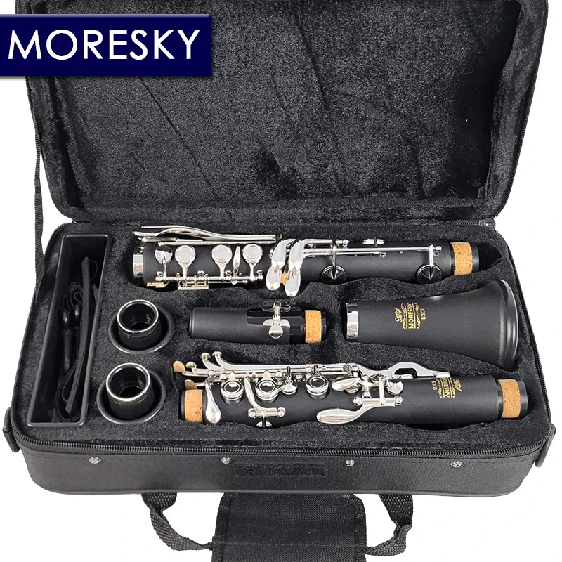 Bakelite clarinet Tube 17 Keys bB Clarinet Closing hole clarinet Special style MORESKY E301