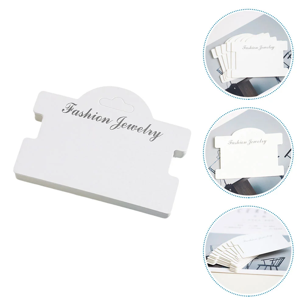 

100Pcs Display Cards for Jewelry Bracelet Organizing Cards Paper Cards for Necklace Jewelry Display