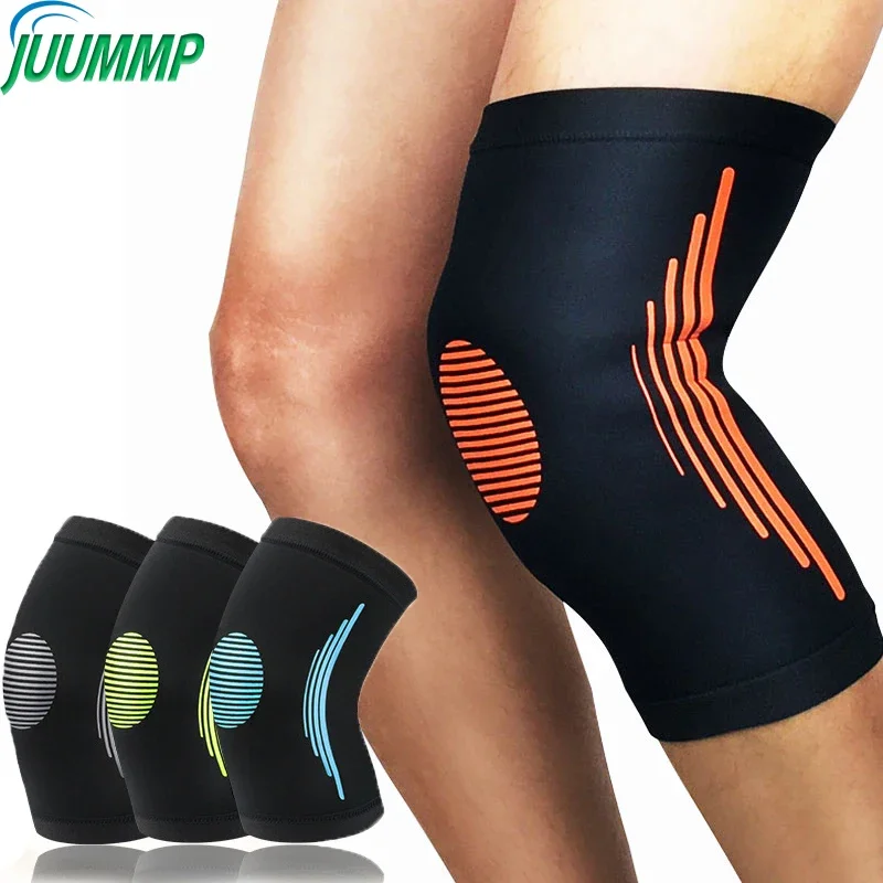 

JUUMMP 1Pcs Compression Knee Sleeve Breathable Knee Support Brace For Running Basketball Crossfit Squats Arthritis&Meniscus Tear