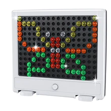 

3D Jigsaw Puzzle Mix Colour Mushroom Nails Pegboard Educational Building Bricks Creative DIY Mosaic Games Toys for Kids Children