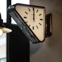 Creative Design Wall Clocks Minimalist Fashion Restaurant Nordic Luxury Wall Watch Metal Living Room Horloge Home Decoration 2
